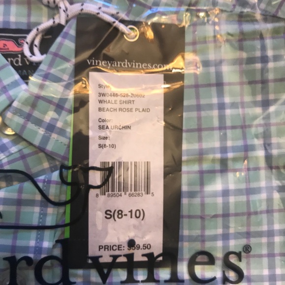 Vineyard Vines NWT boys  size 8/10 Long Sleeve - Picture 3 of 7